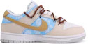Order 【訂製球鞋】Nike Dunk Low 達文西訂製 禮盒 夏日海浪 塗鴉 簡約 百搭 沙灘 舒適 耐磨輕便 低筒 板鞋 男款 黃藍