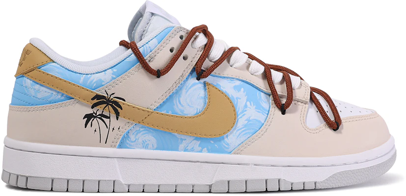 【訂製球鞋】Nike Dunk Low 達文西訂製 禮盒 夏日海浪 塗鴉 簡約 百搭 沙灘 舒適 耐磨輕便 低筒 板鞋 男款 黃藍 Lookbook 【訂製球鞋】Nike Dunk Low 達文西訂製 禮盒 夏日海浪 塗鴉 簡約 百搭 沙灘 舒適 耐磨輕便 低筒 板鞋 男款 黃藍