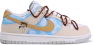 Lookbook 【訂製球鞋】Nike Dunk Low 達文西訂製 禮盒 夏日海浪 塗鴉 簡約 百搭 沙灘 舒適 耐磨輕便 低筒 板鞋 男款 黃藍