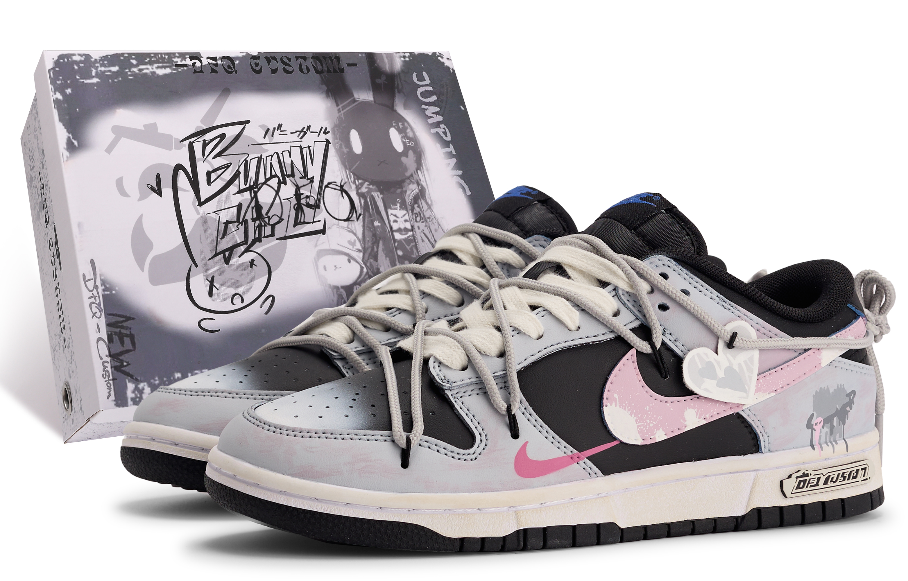 Buy 【カスタムシューズ】ナイキ ダンク ロー『ダヴィンチ スウィート グラフィティ』 DH9765-104(TeamM-甜蜜暴击-BOX)