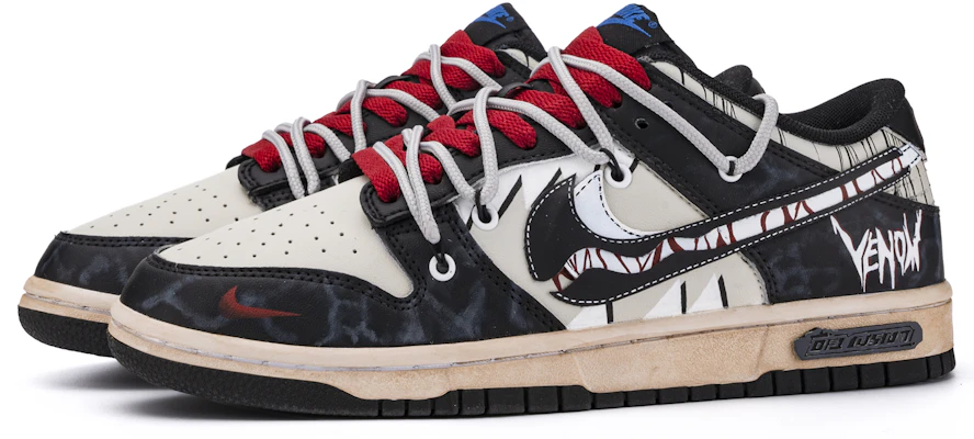 【客製球鞋】 Nike Dunk 達文西客製 毒液 塗鴉 手繪 貼皮 解構 潮流 簡約 百搭 防滑速乾耐磨平衡 低筒 板鞋 男女同款 米棕黑 Shop 【客製球鞋】 Nike Dunk 達文西客製 毒液 塗鴉 手繪 貼皮 解構 潮流 簡約 百搭 防滑速乾耐磨平衡 低筒 板鞋 男女同款 米棕黑
