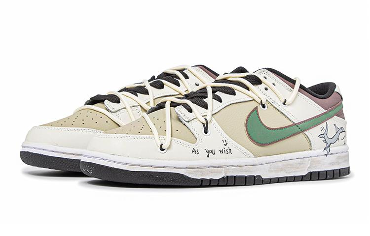 Lookbook [Custom Shoes] Nike Dunk Low 'Da Vinci Vintage Shark'