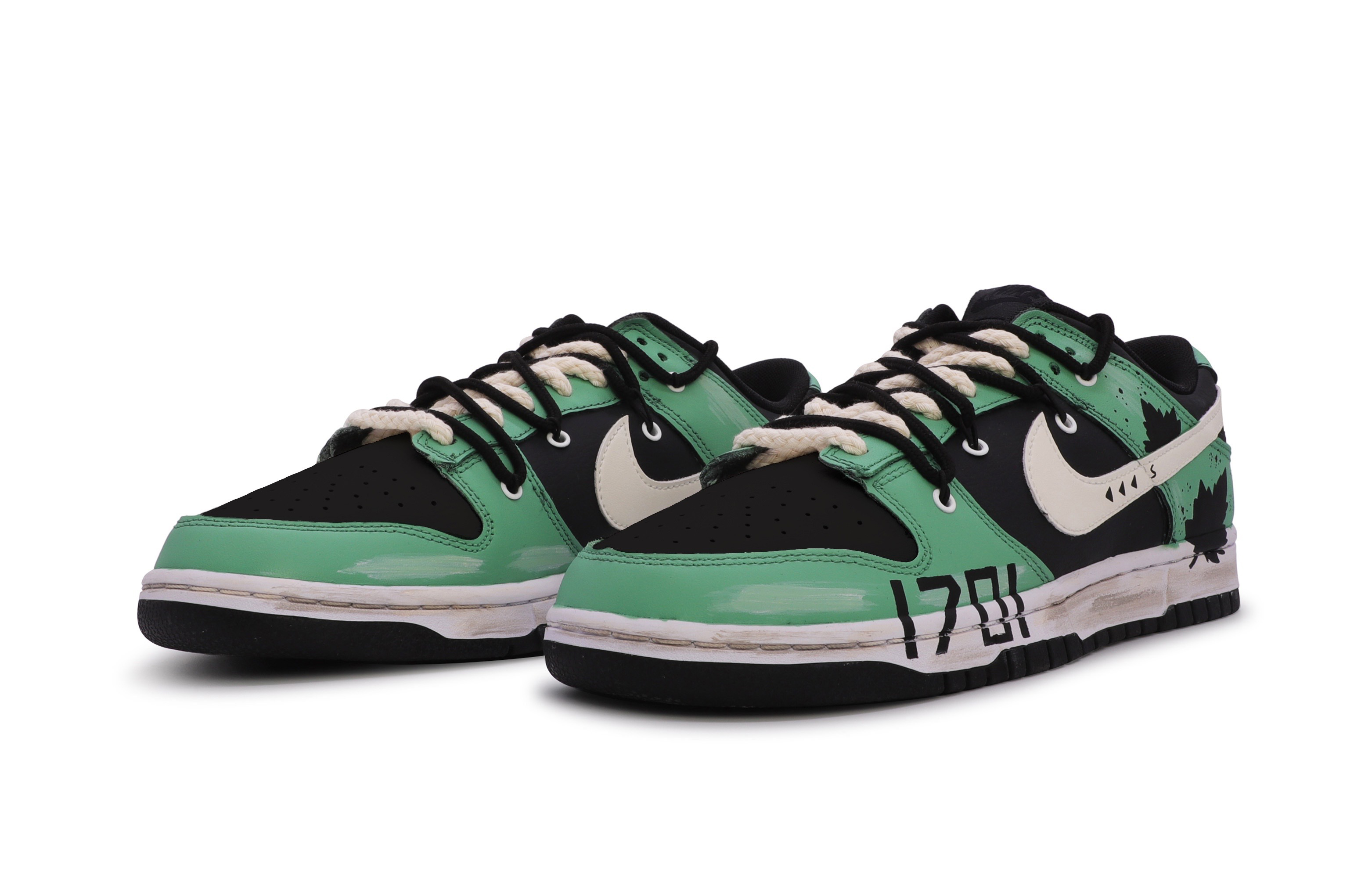 Lookbook Nike Dunk Low カスタム ダ・ヴィンチ梧桐の葉 DH9765-002(TeamM-女款梧桐叶)