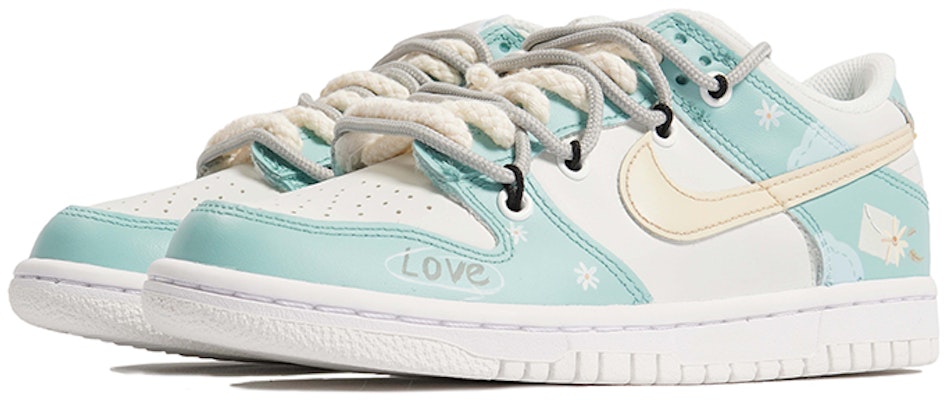 【カスタムシューズ】ナイキダンクロウ「デイジーエンベロープラブ抹茶」 DH9765-100(TeamP-抹茶棉花S-BOX) Lookbook 【カスタムシューズ】ナイキダンクロウ「デイジーエンベロープラブ抹茶」 DH9765-100(TeamP-抹茶棉花S-BOX)