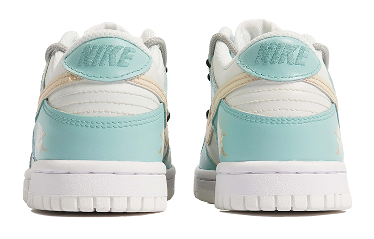 Shop [Kasut Custom] Nike Dunk Low 'Sampul Daisy Cinta Graffiti Matcha' DH9765-100(TeamP-抹茶棉花S-BOX)