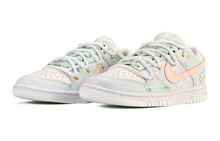 Lookbook [Zapatos Personalizados] Nike Dunk Low 'Daisy Verde Menta' DH9765-100(TeamE-女款DAISY薄荷绿)