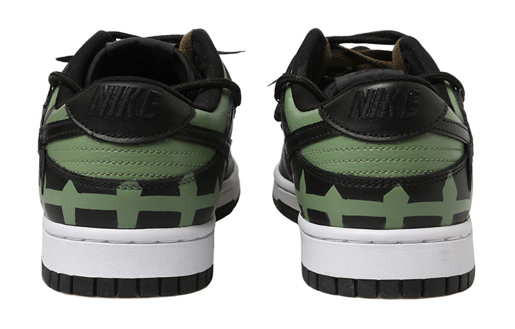 Details for 【客製化球鞋】Nike Dunk Low 蝙蝠 暗黑 眼睛 樹枝 城堡 解構風 低筒 板鞋 GS 黑綠