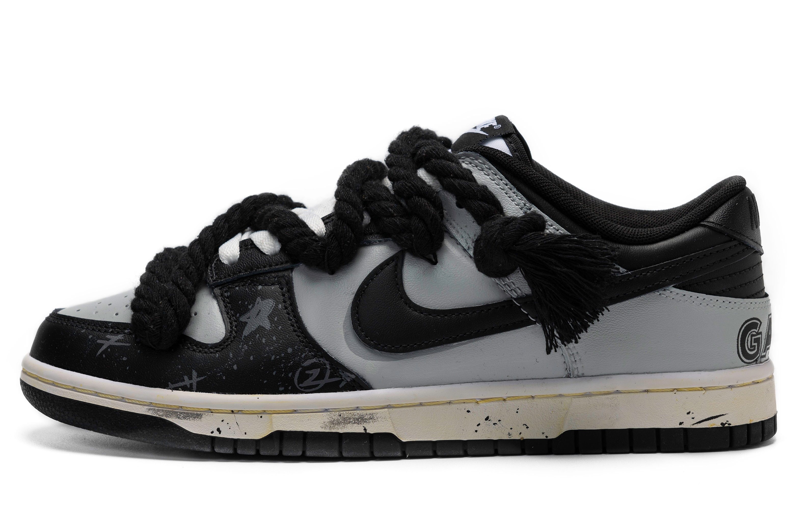 Buy [Kasut Custom] Nike Dunk Low 'Dark Daze' DD1391-100(TeamR-男款灰暗彷徨黑灰)