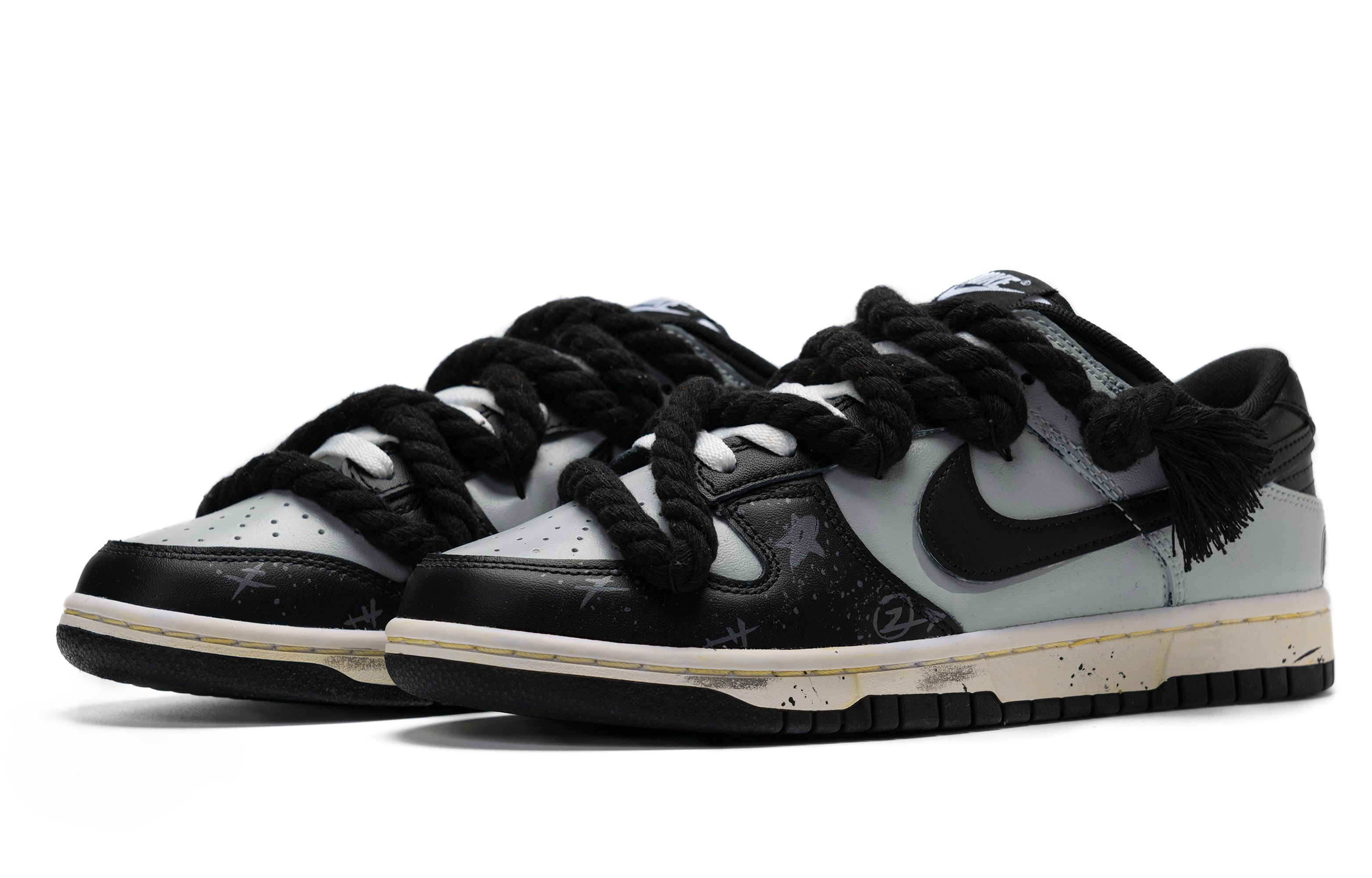 Lookbook [Kasut Custom] Nike Dunk Low 'Dark Daze' DD1391-100(TeamR-男款灰暗彷徨黑灰)