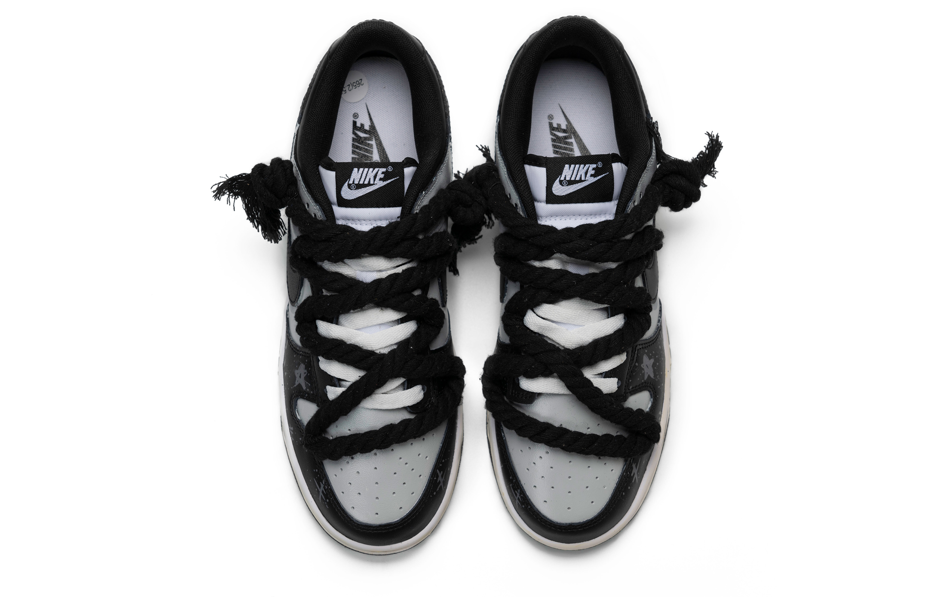 Shop [Kasut Custom] Nike Dunk Low 'Dark Daze' DD1391-100(TeamR-男款灰暗彷徨黑灰)