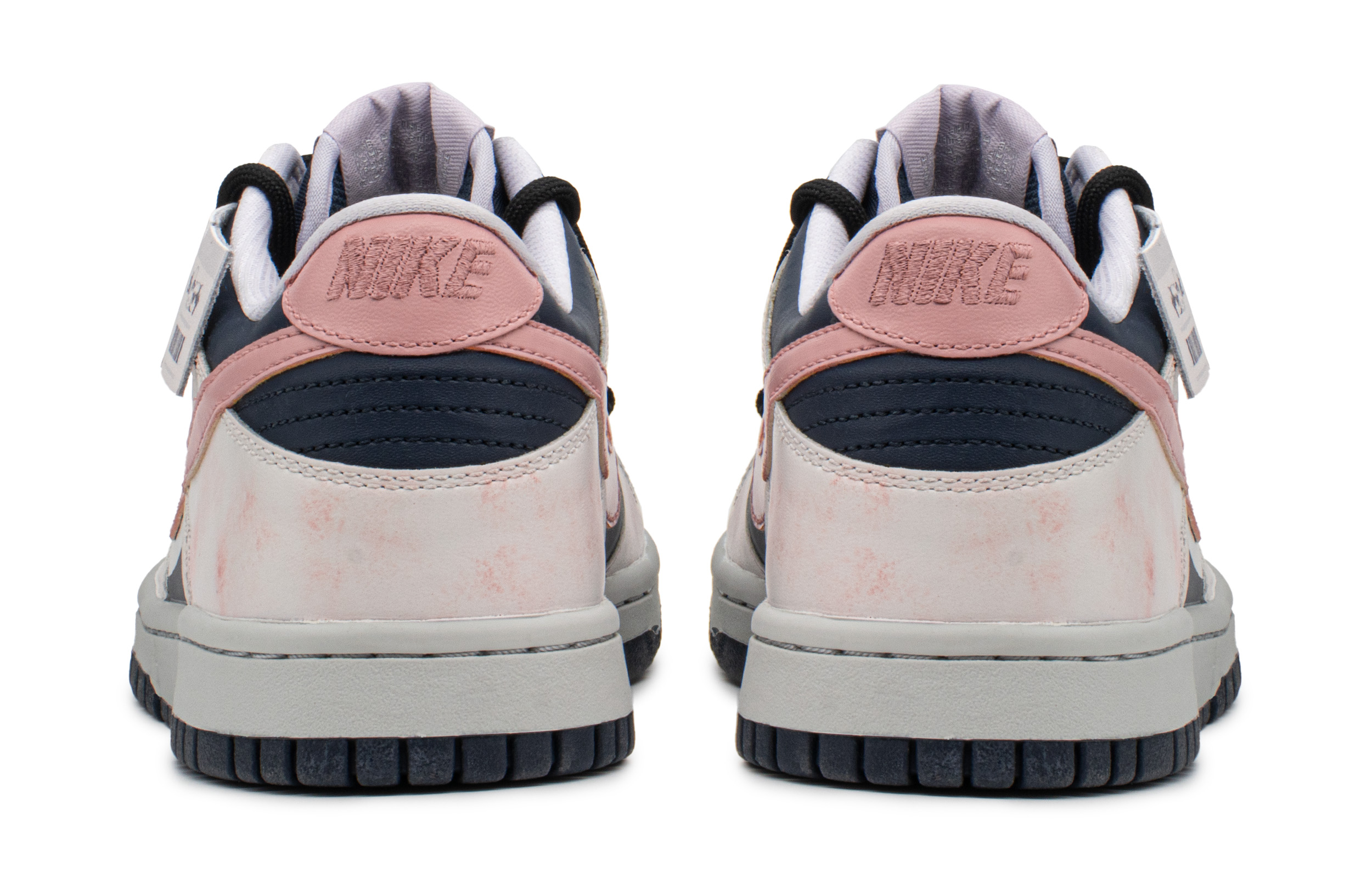 Shop [Zapatillas Personalizadas] Nike Dunk Low 'Negro Rosa Fragancia Oscura' DX1663-400(TeamA-DK暗香)