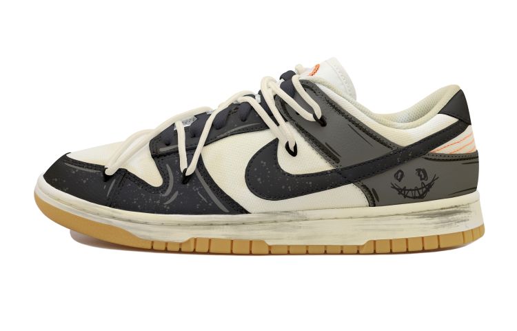 Buy [カスタムシューズ] ナイキ ダンク ロー 'ダーク ゴースト フェイス' FJ5475-100(Team拾玖-暗黑鬼脸S-BOX)