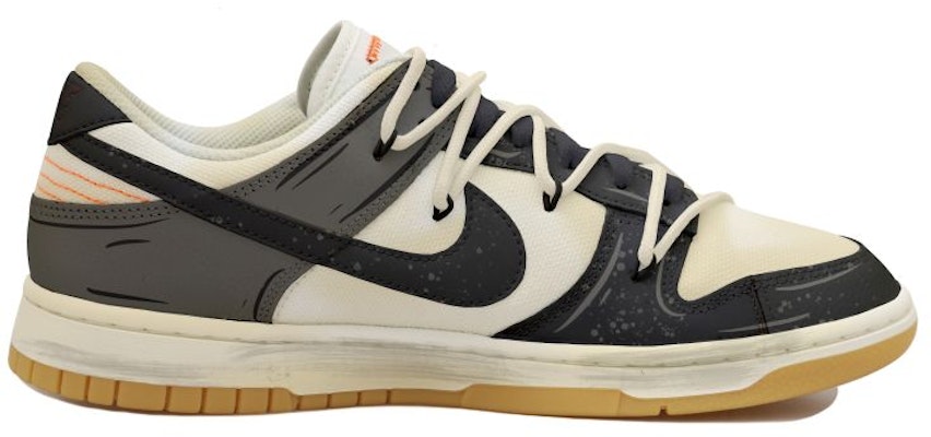 【定制球鞋】 Nike Dunk Low 暗黑鬼臉 線條 潑墨 做舊 解構風 橡膠底 潮流復古 低幫 板鞋 男女同款 黑白 Order 【定制球鞋】 Nike Dunk Low 暗黑鬼臉 線條 潑墨 做舊 解構風 橡膠底 潮流復古 低幫 板鞋 男女同款 黑白