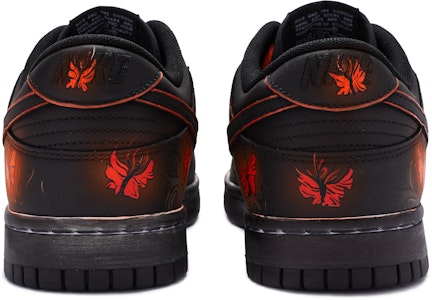 【客製球鞋】Nike Dunk Low BIGNIU 黑色 金斑蝶 手繪噴繪 低筒 板鞋 男款 黑橙 Shop 【客製球鞋】Nike Dunk Low BIGNIU 黑色 金斑蝶 手繪噴繪 低筒 板鞋 男款 黑橙