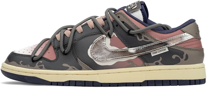 【訂製球鞋】 Nike Dunk FZBB 主題 暗夜 液態銀 潮流百搭 低筒 滑板鞋 男款 深灰銀 Buy 【訂製球鞋】 Nike Dunk FZBB 主題 暗夜 液態銀 潮流百搭 低筒 滑板鞋 男款 深灰銀