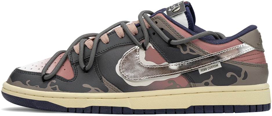 【訂製球鞋】 Nike Dunk FZBB 主題 暗夜 液態銀 潮流百搭 低筒 滑板鞋 男款 深灰銀 Buy 【訂製球鞋】 Nike Dunk FZBB 主題 暗夜 液態銀 潮流百搭 低筒 滑板鞋 男款 深灰銀