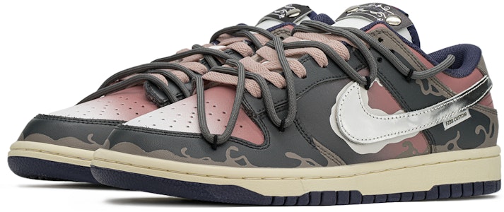 【訂製球鞋】 Nike Dunk FZBB 主題 暗夜 液態銀 潮流百搭 低筒 滑板鞋 男款 深灰銀 Shop 【訂製球鞋】 Nike Dunk FZBB 主題 暗夜 液態銀 潮流百搭 低筒 滑板鞋 男款 深灰銀