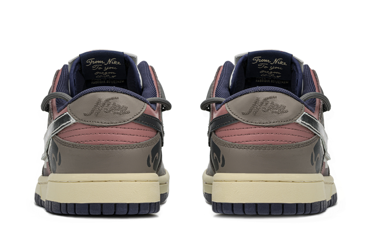 Purchase [Sepatu Kustom] Nike Dunk Low 'Dark Night Liquid Silver' FV8106-181(TeamA-夜银光)