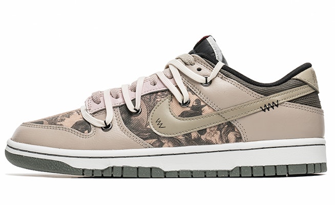 【訂製球鞋】Nike Dunk Low 野鶴製造 暗紋海報 美式復古風 特殊鞋帶 百搭 禮盒版 低筒 板鞋 男款 棕綠 Buy 【訂製球鞋】Nike Dunk Low 野鶴製造 暗紋海報 美式復古風 特殊鞋帶 百搭 禮盒版 低筒 板鞋 男款 棕綠