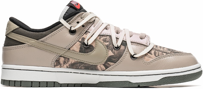 【訂製球鞋】Nike Dunk Low 野鶴製造 暗紋海報 美式復古風 特殊鞋帶 百搭 禮盒版 低筒 板鞋 男款 棕綠 Order 【訂製球鞋】Nike Dunk Low 野鶴製造 暗紋海報 美式復古風 特殊鞋帶 百搭 禮盒版 低筒 板鞋 男款 棕綠