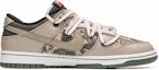Order 【訂製球鞋】Nike Dunk Low 野鶴製造 暗紋海報 美式復古風 特殊鞋帶 百搭 禮盒版 低筒 板鞋 男款 棕綠