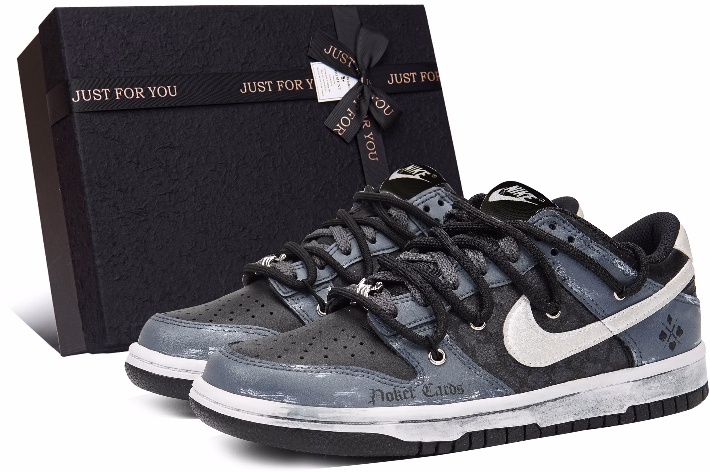 custom-shoes-nike-dunk-low-dark-poker-vintage