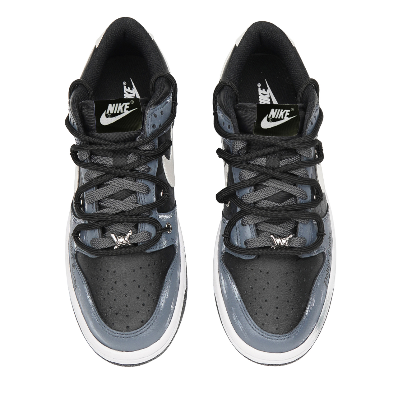 Purchase [定制鞋] 耐克Dunk Low '黑色扑克古董' DV0831-002(Teamp-暗黑扑克男S-BOX)