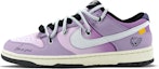 Buy 【定制球鞋】Nike Dunk Low 解構鞋帶 Vibe風氧化做舊 特殊鞋盒 卡通笑臉 低幫 板鞋 GS 暗紫