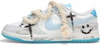 Buy 【定制鞋款】耐克Dunk Low‘暗海盐涂鸦解构笑脸带’ FN3433-141(Team24-男女款海盐十字架)