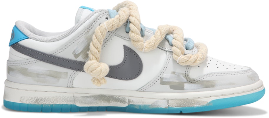 【定制鞋款】耐克Dunk Low‘暗海盐涂鸦解构笑脸带’ FN3433-141(Team24-男女款海盐十字架) Order 【定制鞋款】耐克Dunk Low‘暗海盐涂鸦解构笑脸带’ FN3433-141(Team24-男女款海盐十字架)