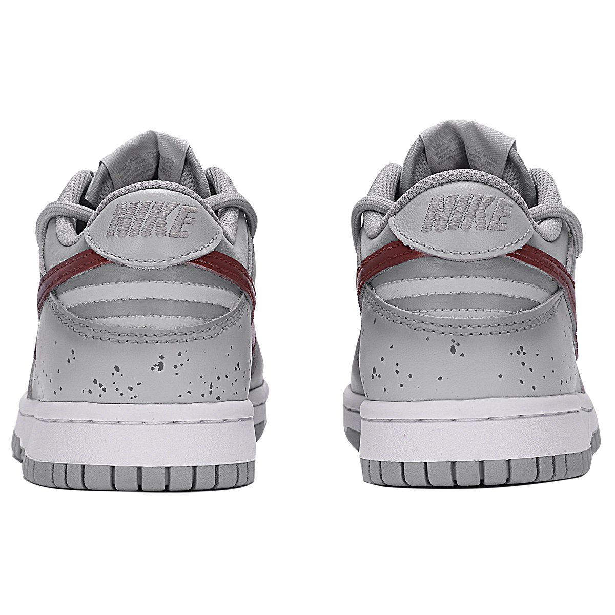 Shop 【客製球鞋】 Nike Dunk Low 凋亡 復古 解構風 簡約 休閒 百搭 防滑 低筒 板鞋 GS 灰紅