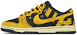 나이키 덩크 로우 '출입금지' (커스텀, 빈티지) DJ6188-002(Team陆-警戒禁止入内黑黄)