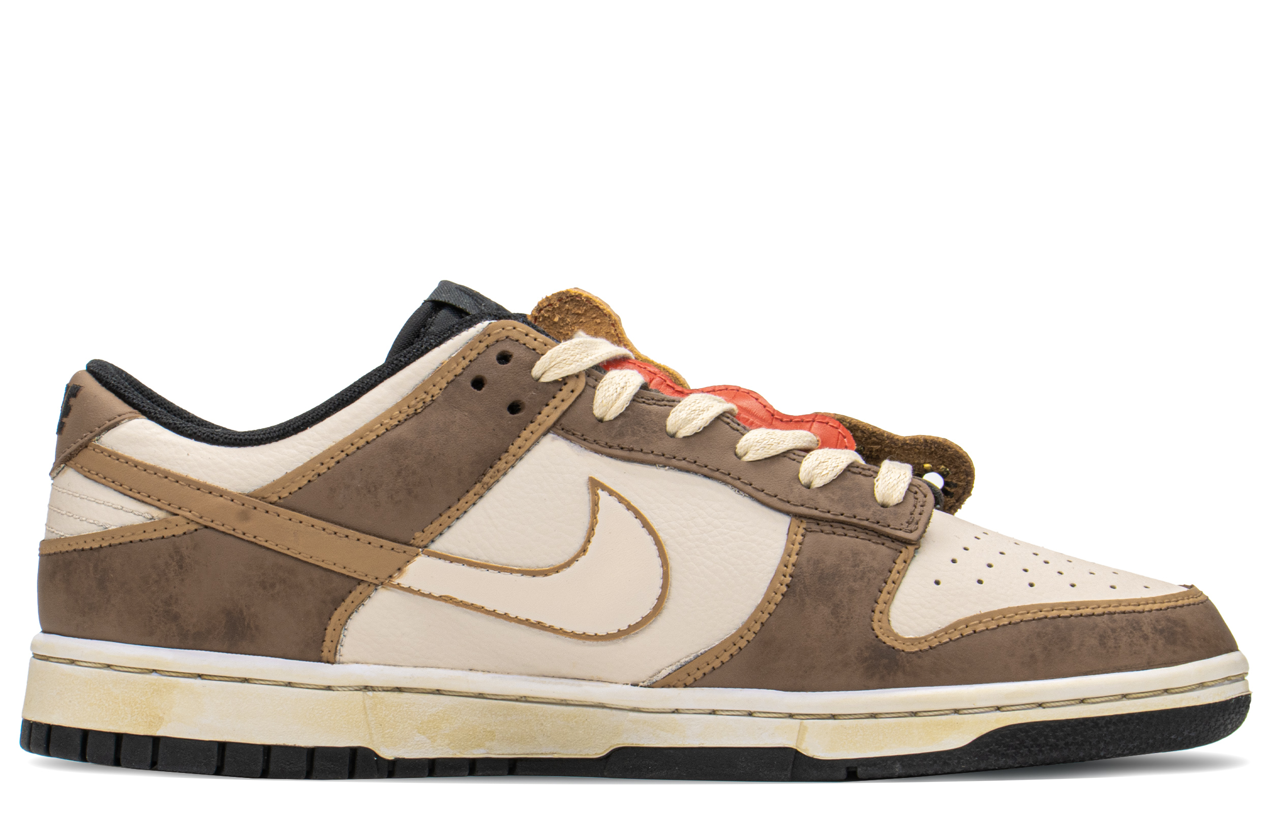Order Nike Dunk Low Deconstruidas Alfabeto Caqui DJ6188-002(TeamA-DK复古字母男S-BOX)
