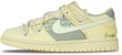 나이키 덩크 로우 '빈티지 밴드 염색 발렌타인' (베이지) DH9765-100(Teamfour-女款绑带浸染米黄色)