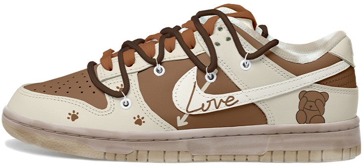 custom-shoes-nike-dunk-low-deconstructed-bear-mocha