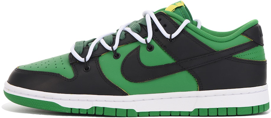 【定製球鞋】Nike Dunk Low 解構 高街 低筒 板鞋 男款 黑綠 Buy 【定製球鞋】Nike Dunk Low 解構 高街 低筒 板鞋 男款 黑綠
