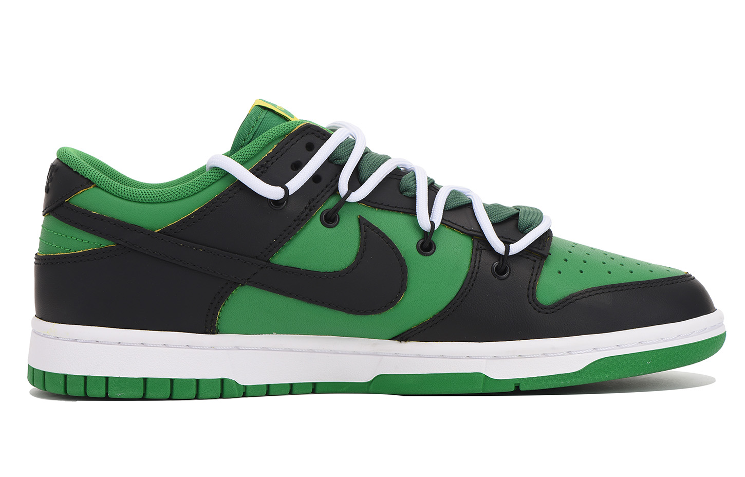 Order [Sepatu Custom] Nike Dunk Low 'Deconstructed Hitam-Hijau' DV0833-300(Team拾伍-男款黑绿三)