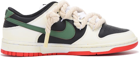 【客製化球鞋】Nike Dunk Low 解構 高街 低筒 板鞋 男女同款 黑綠 Order 【客製化球鞋】Nike Dunk Low 解構 高街 低筒 板鞋 男女同款 黑綠