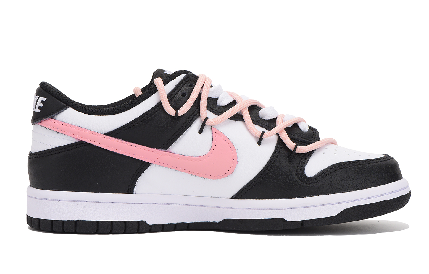 Order [Sepatu Kustom] Nike Dunk Low 'Deconstructed Hitam-Pink' CW1590-100(Team59-女款黑粉五)