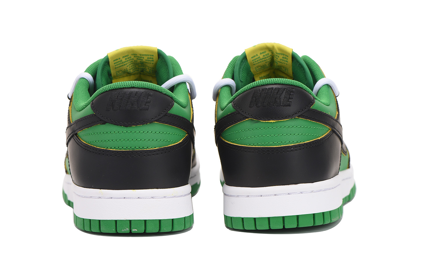 Shop [Sepatu Custom] Nike Dunk Low 'Deconstructed Hitam-Hijau' DV0833-300(Team拾伍-男款黑绿三)