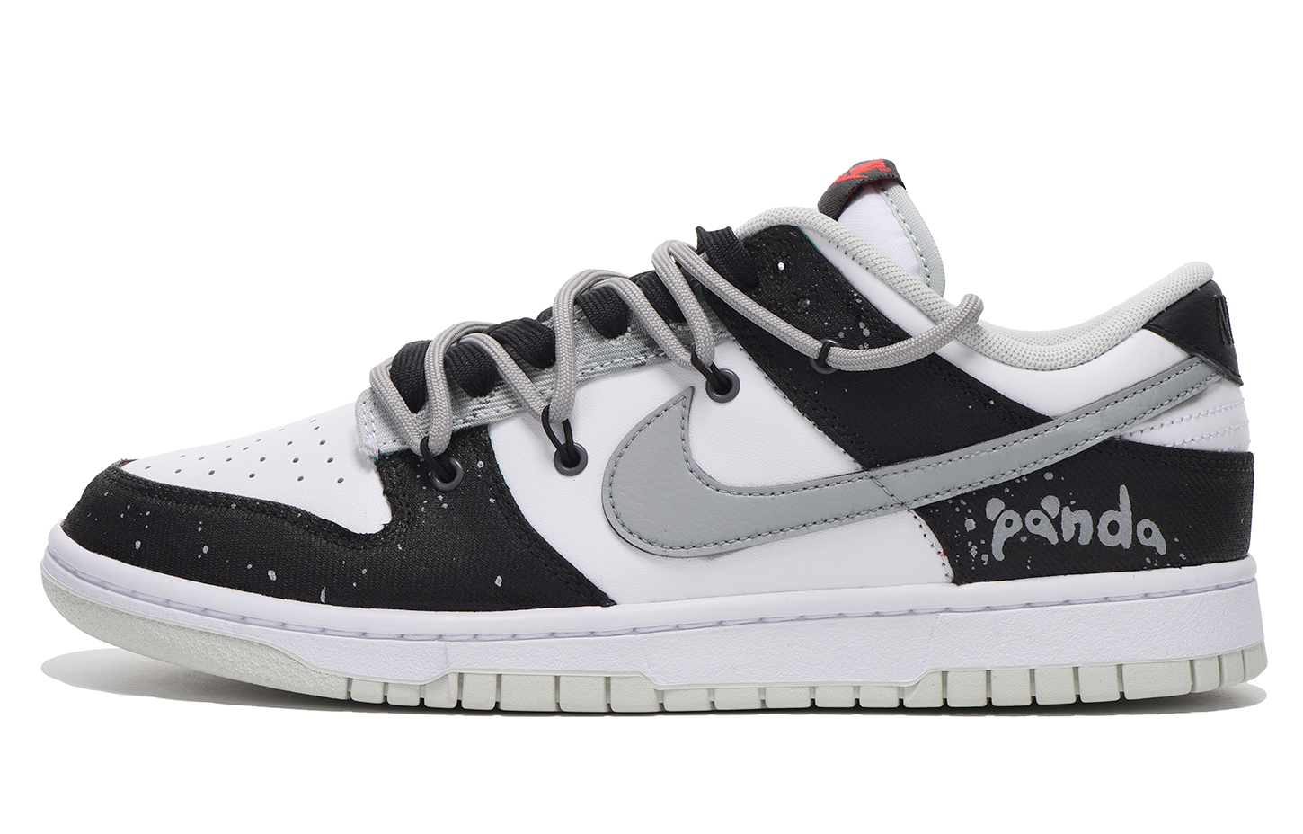 Buy 【客製球鞋】Nike Dunk Low 解構 字母 高街 低筒 板鞋 男款 黑灰