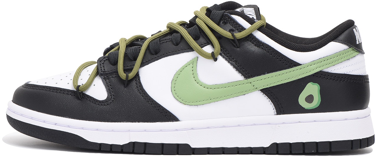 custom-shoes-nike-dunk-low-deconstructed-black-green-cw-1590-100-team