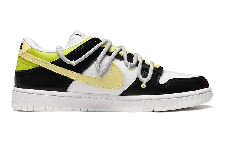 [Custom Shoes] Nike Dunk Low 'Deconstructed Black White Yellow' 圖 2