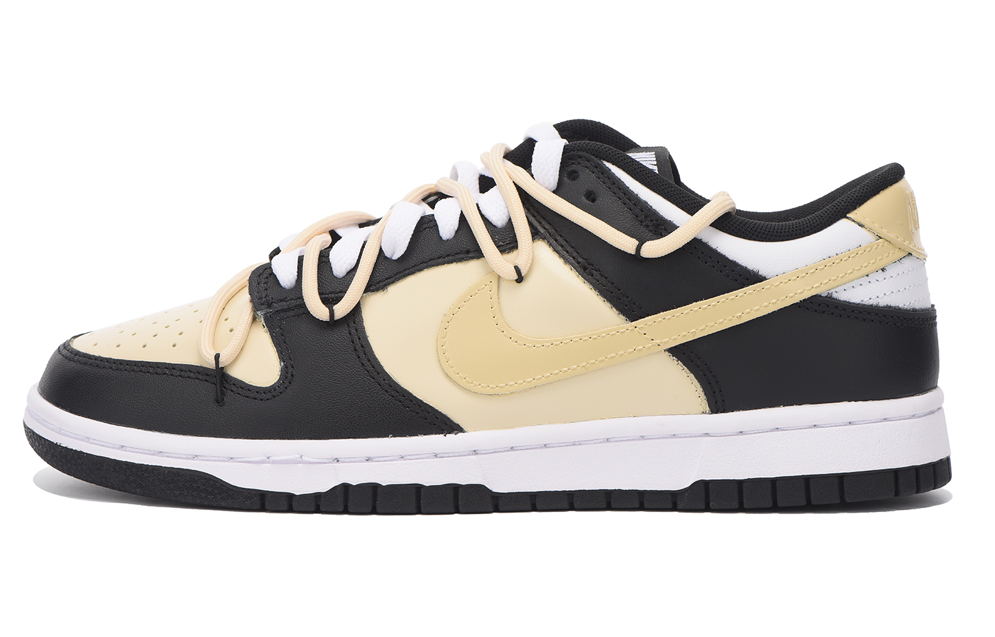 Order [Zapatillas Personalizadas] Nike Dunk Low 'Deconstructed Black Yellow' CW1590-100(Team59-女款黑拼黄SBOX)