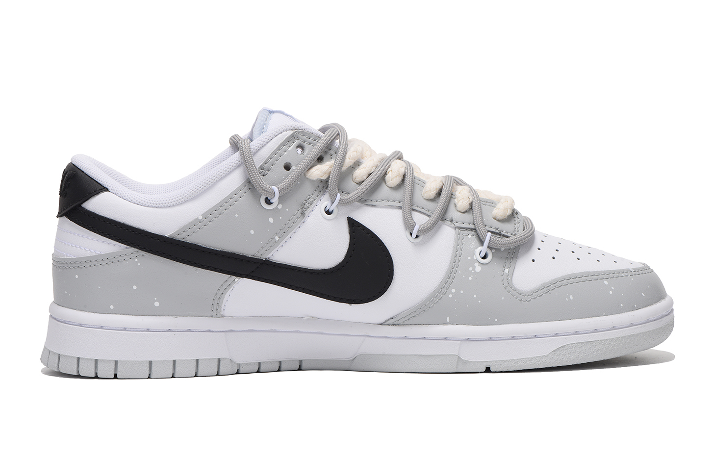 Order [Kasut Custom] Nike Dunk Low 'Deconstructed Hitam Kelabu' DV0831-101(Team拾伍-男款国风SBOX)