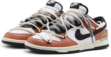 【定制球鞋】 Nike Dunk Low 扣碎 高街户外 夏日穿搭 脏脏鞋 解構 復古做舊 低幫 板鞋 GS 黑白橙 Lookbook 【定制球鞋】 Nike Dunk Low 扣碎 高街户外 夏日穿搭 脏脏鞋 解構 復古做舊 低幫 板鞋 GS 黑白橙