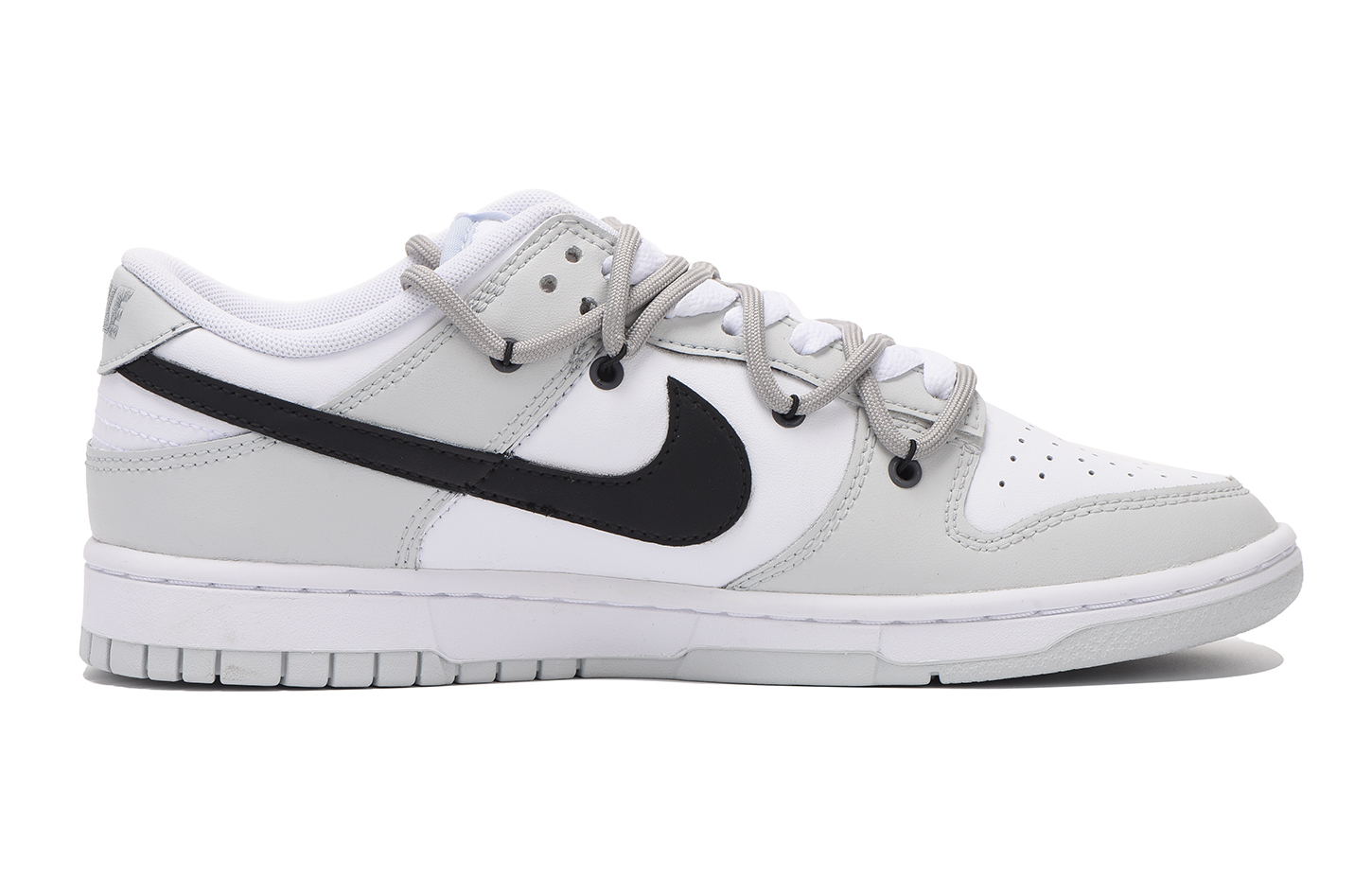 Lookbook [Sepatu Kustom] Nike Dunk Low 'Deconstructed Black Chestnut Paisley' DV0831-101(Team59-男款黑白灰七)