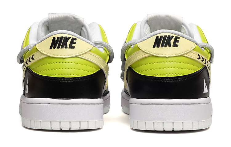 [Custom Shoes] Nike Dunk Low 'Deconstructed Black White Yellow' 圖 4