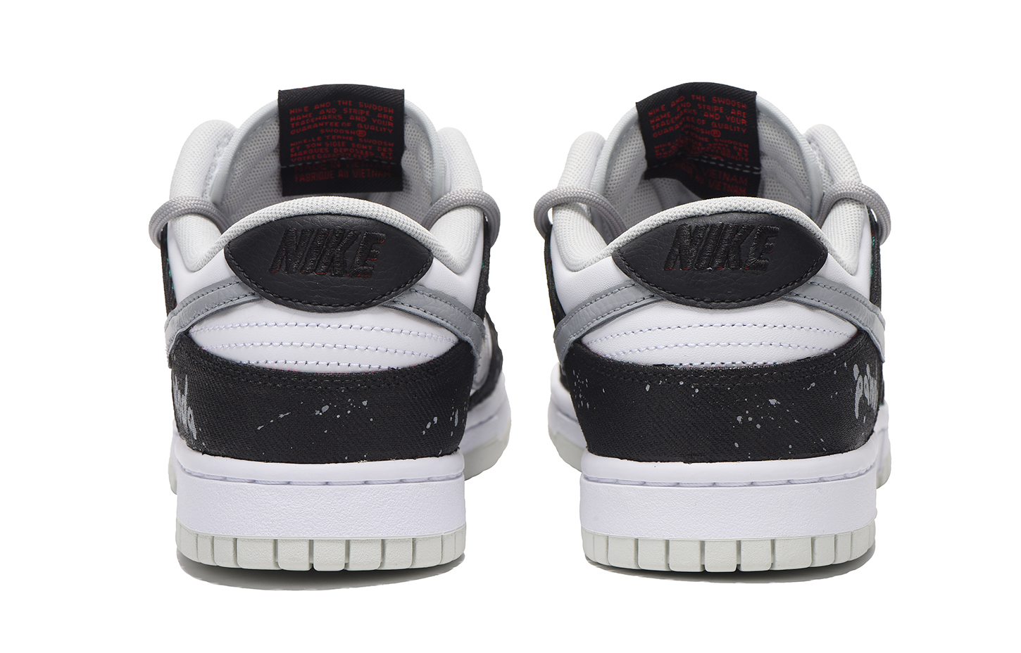 Shop 【客製球鞋】Nike Dunk Low 解構 字母 高街 低筒 板鞋 男款 黑灰