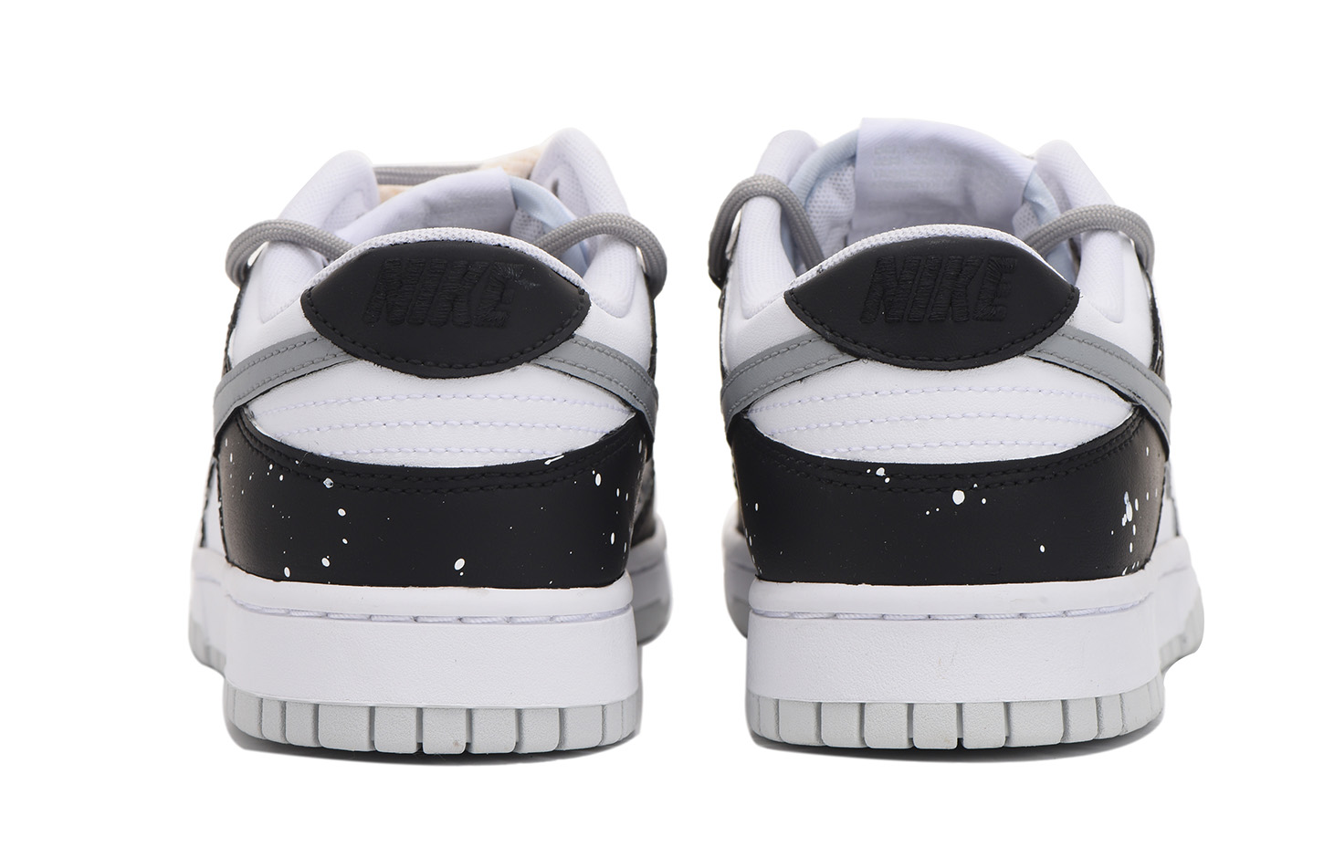 Shop [Sepatu Custom] Nike Dunk Low 'Deconstructed Hitam Abu-Abu' DV0831-101(Team59-男款黑灰泼墨三SBOX)